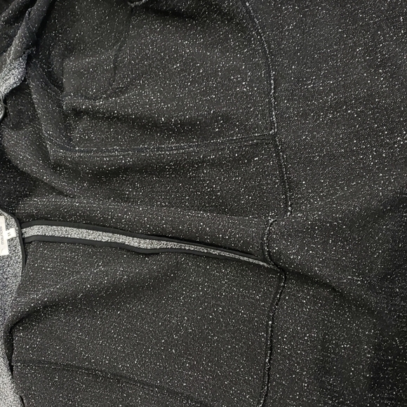 Maurices No Button Cardigan Jacket Black & White Peplum 3/4 Sleeve Plus 4 EUC - Picture 8 of 13